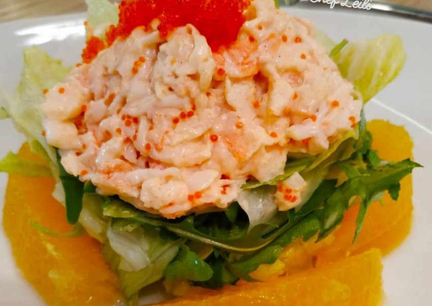 Салат Нептун из морепродуктов