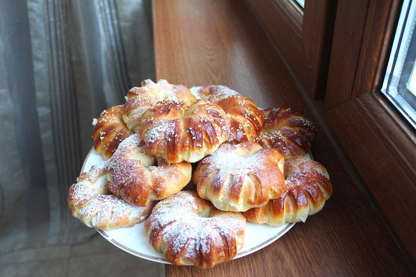 Булочки со сгущенкой