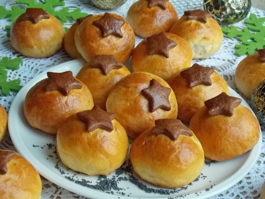 Булочки со сгущенкой