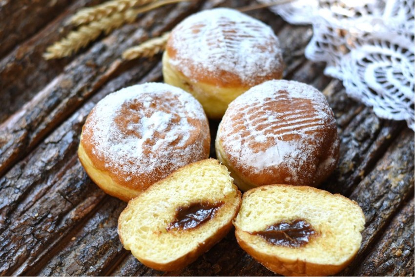 Булочки со сгущенкой