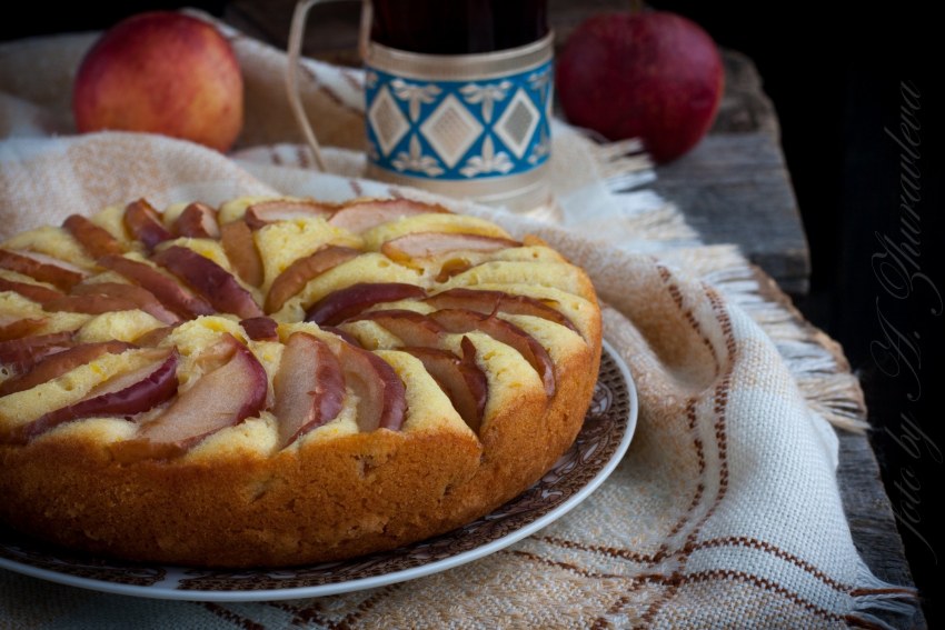 Английский пирог с яблоками