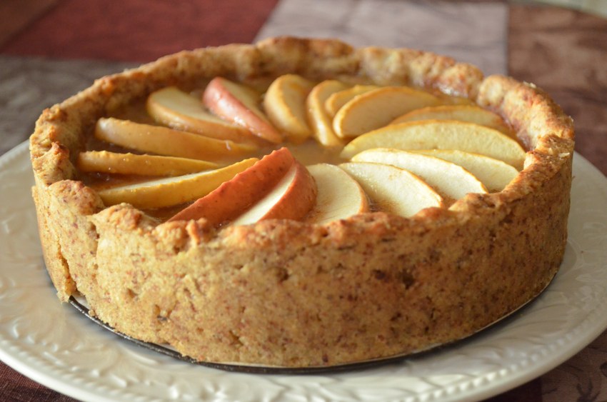 Французский пирог с яблоками