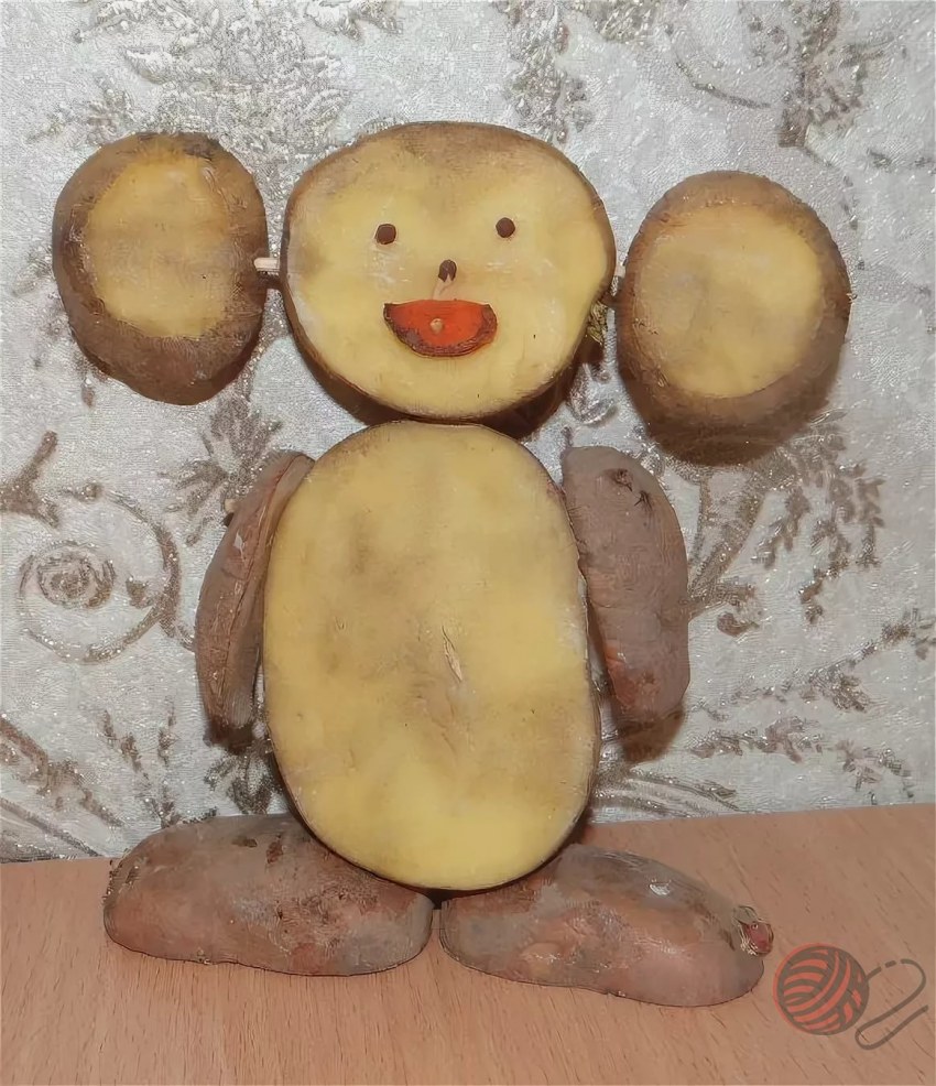 Поделка из картошки в школу