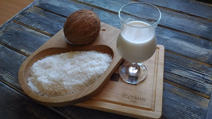 Из кокосовой стружки