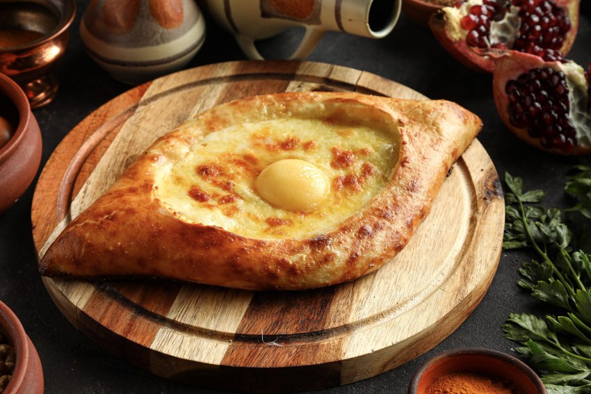 Мини хачапури по аджарски