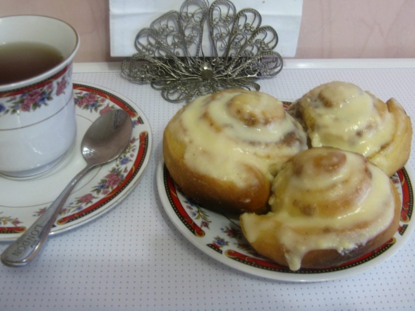 Булочки с творожным сыром