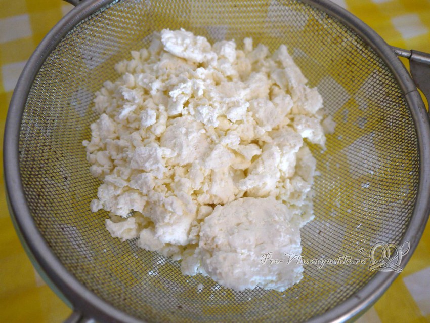 Персик творог и манка