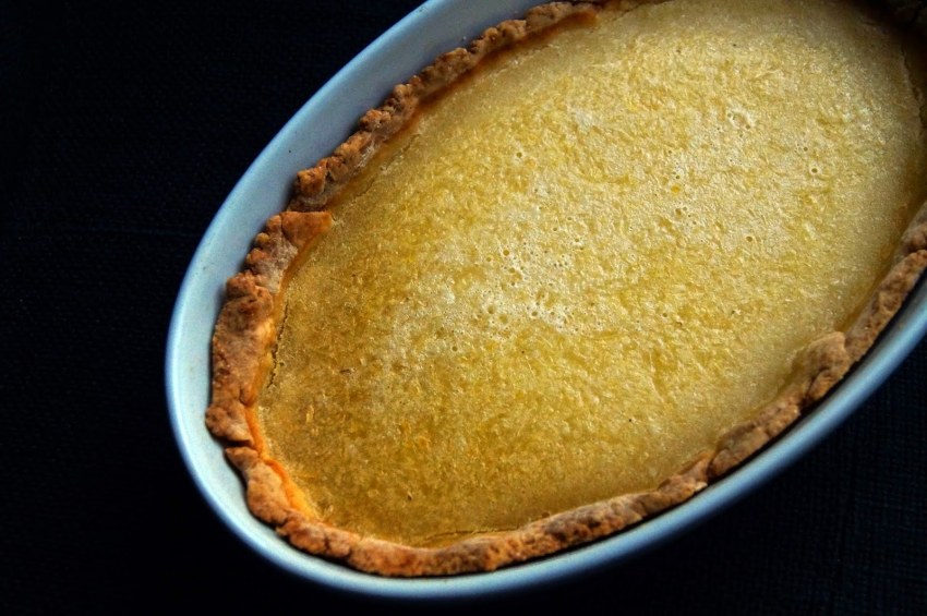 Пирог с лимонной начинкой