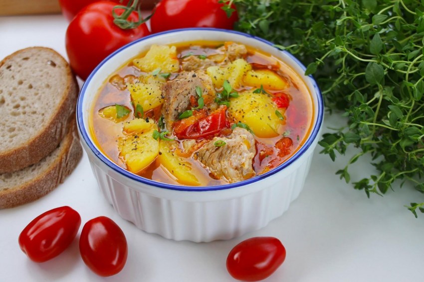 Фасоль с кабачками тушеная