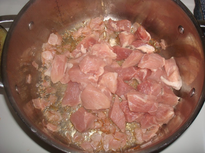 Мясо тушеное с водой