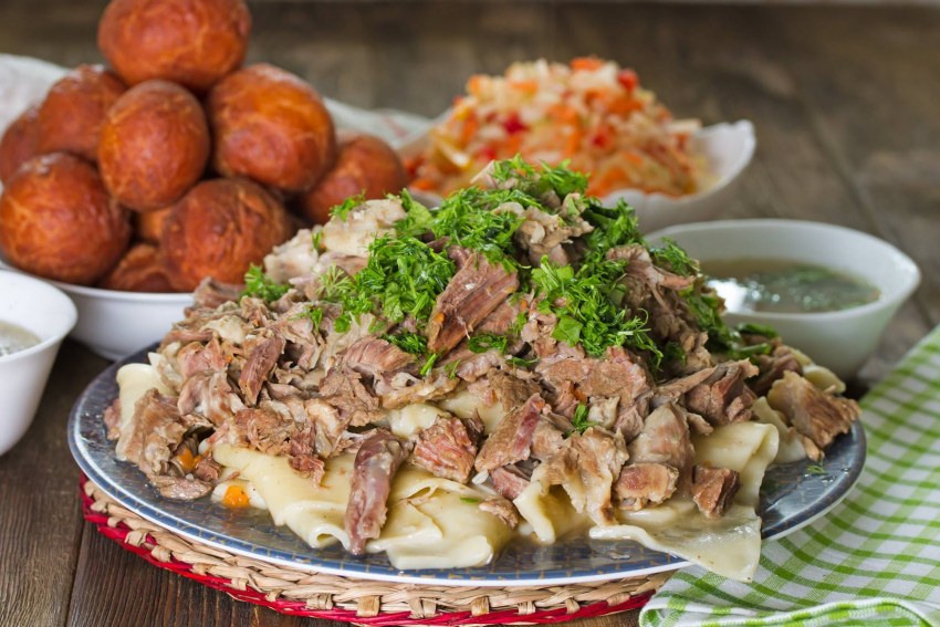 Бешбармак казахский