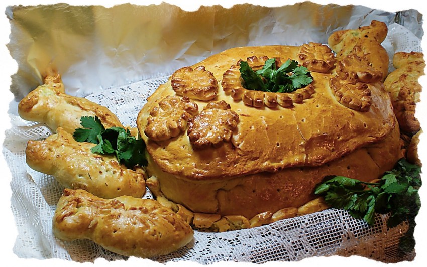 Аппетитный пирог с мясом
