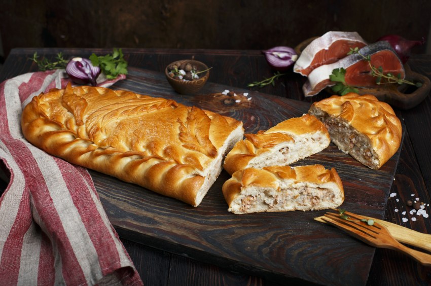Кулебяка закусочная