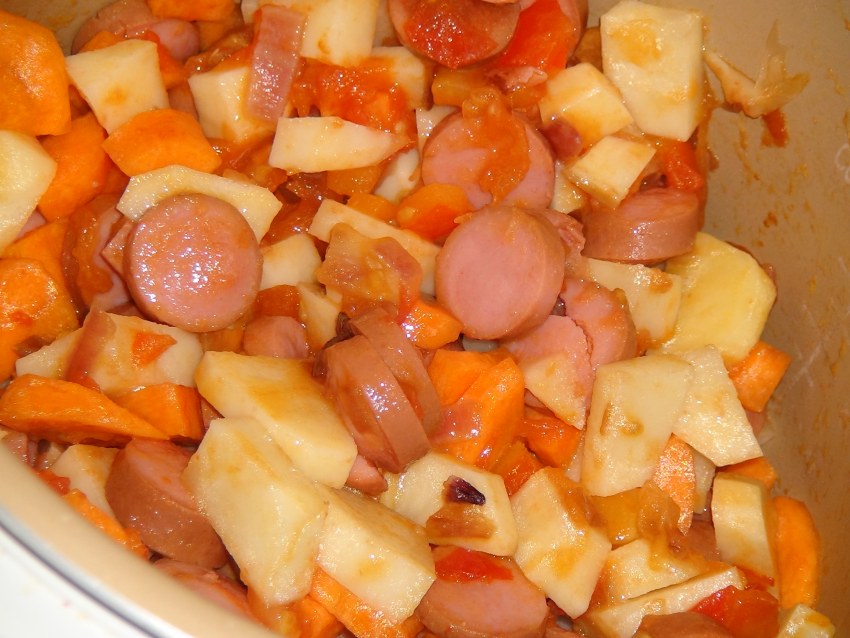 Рагу овощное с фасолью стручковой