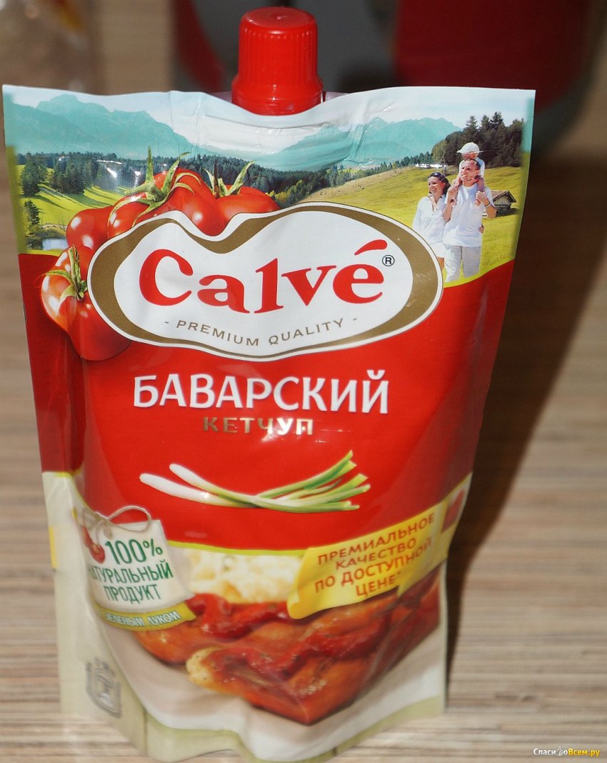 Соус томатный подача