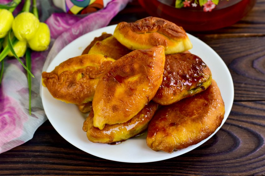 Пирожки с картошкой жареные