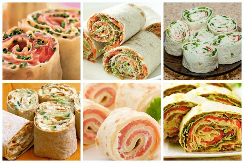 Лаваш с начинкой