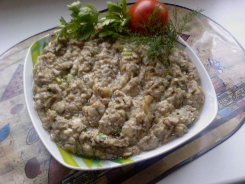 Жареная говядина в разрезе