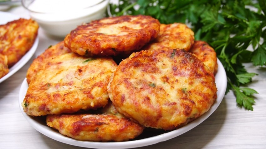Шницель из картофеля