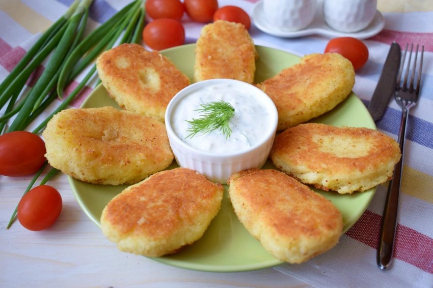 Картофельные котлеты