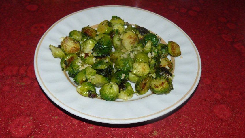 Брюссельская капуста с курицей