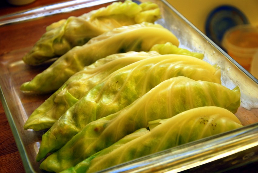 Голубцы с брюссельской капустой