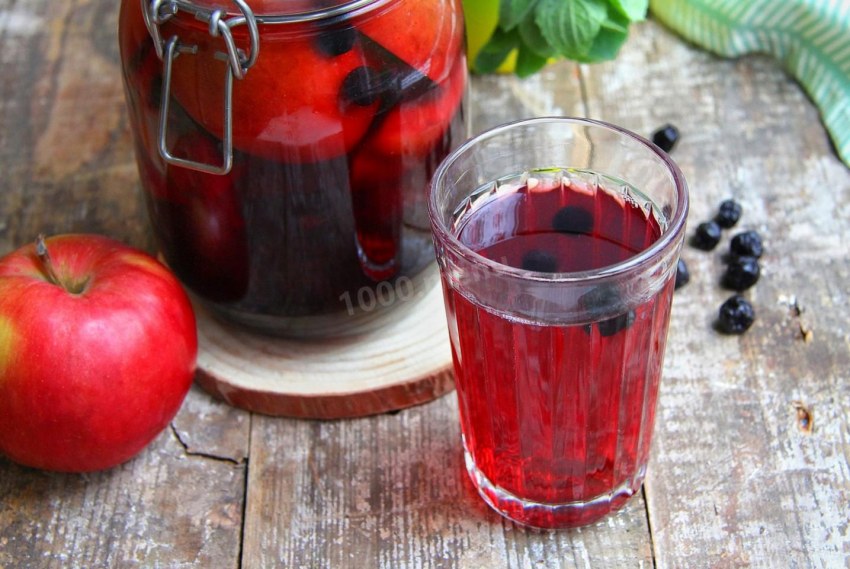 Компот из черноплодки