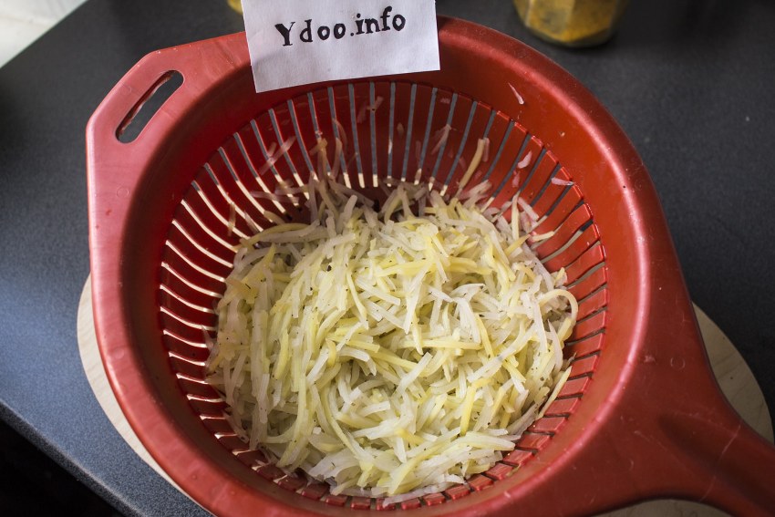 Корейский салат из картофеля сырого