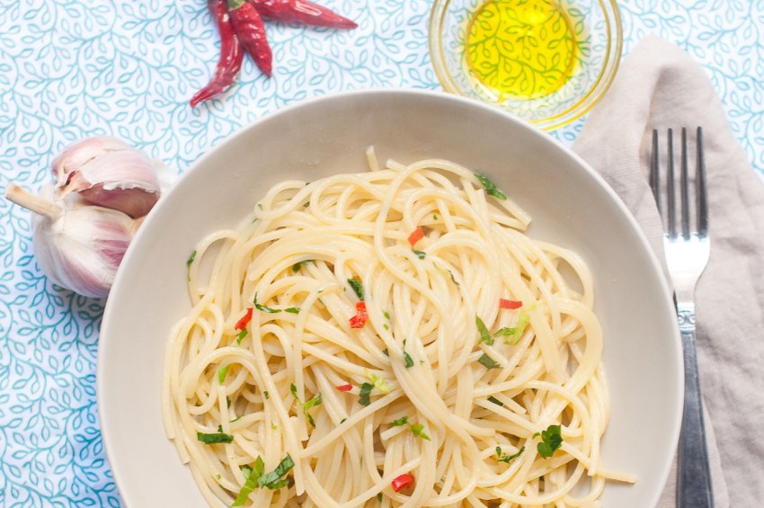 Лапша с маслом