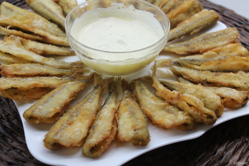 Корюшка жареная в сухарях