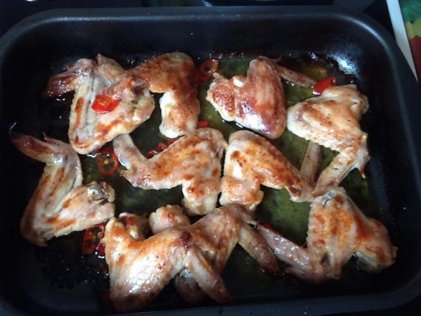 Курица с апельсинами в духовке