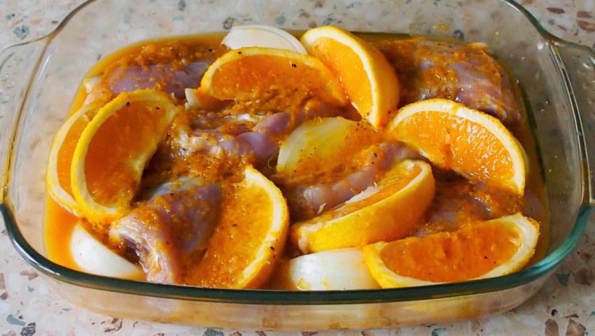Куриная грудка в медовом соусе