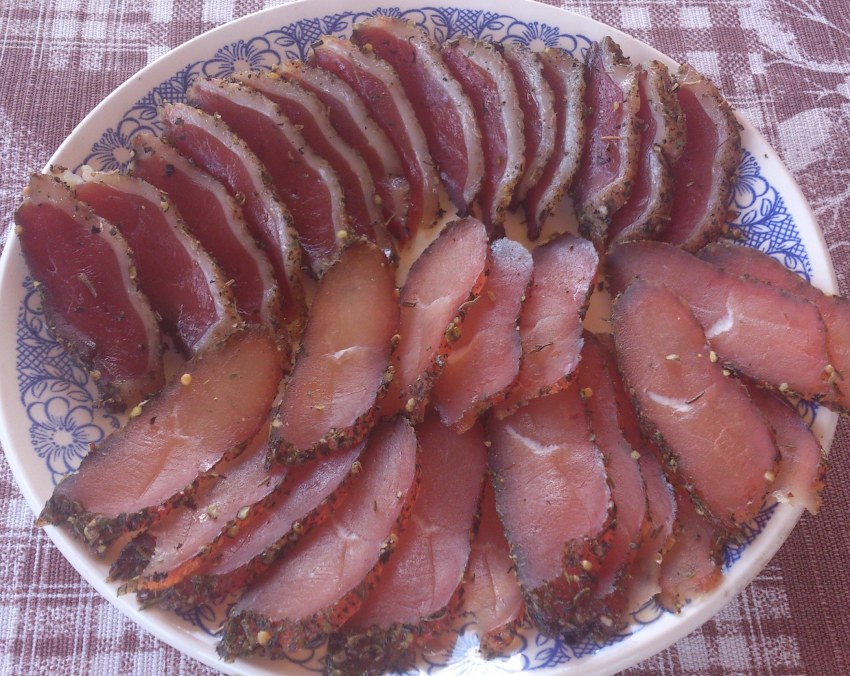 Вяленое куриное мясо