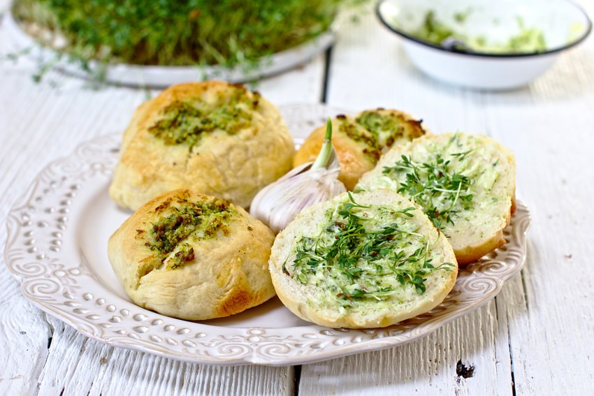 Чесночные булочки Сбарро