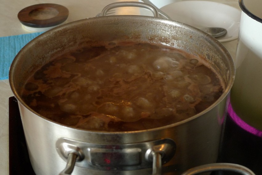Варка мяса