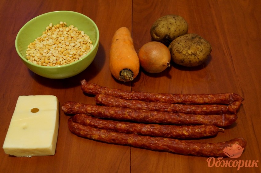 Охотничьи колбаски с картофелем