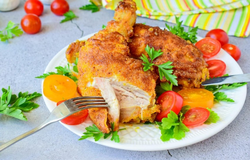 Жареная куриная грудка