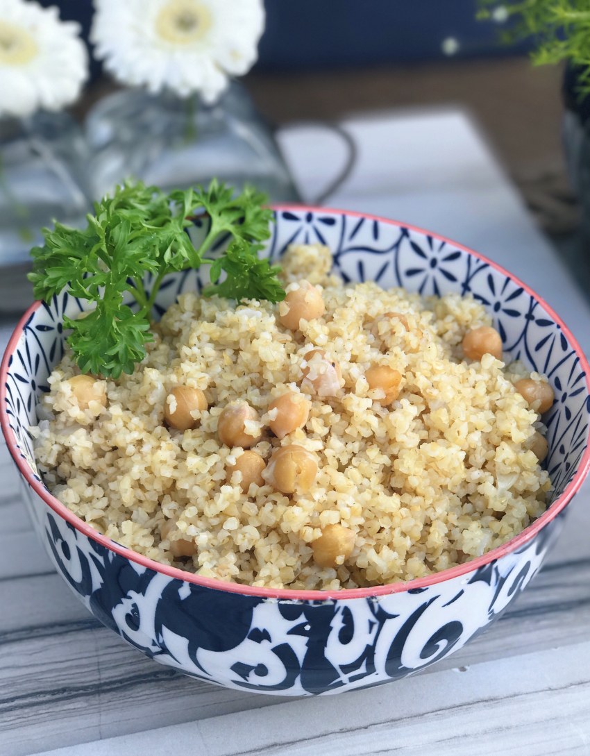 Булгур с овощами фото