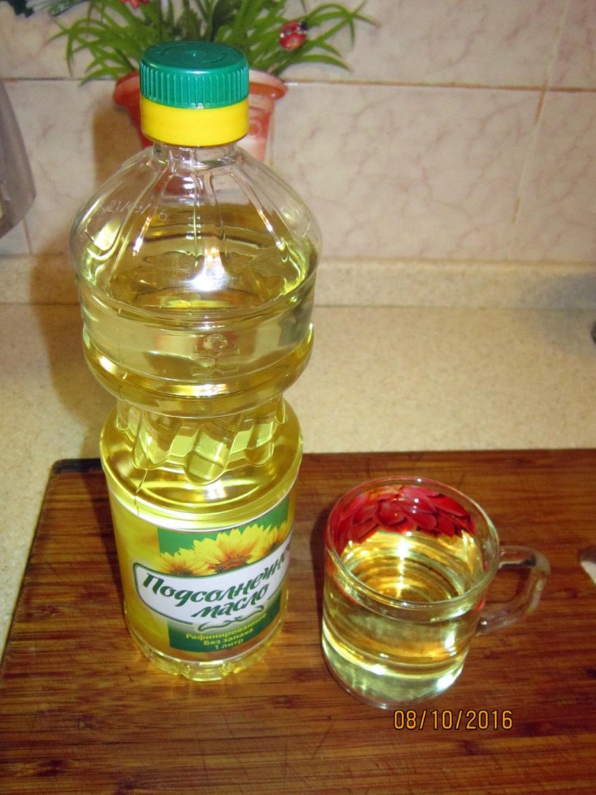 Пальмовое масло в растительном масле
