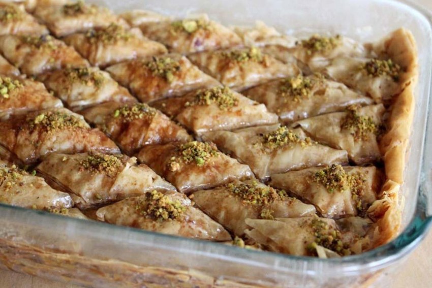 Турецкая пахлава с фисташками