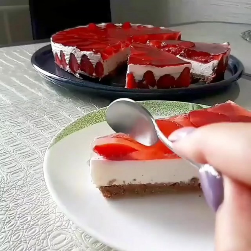Торт с желе