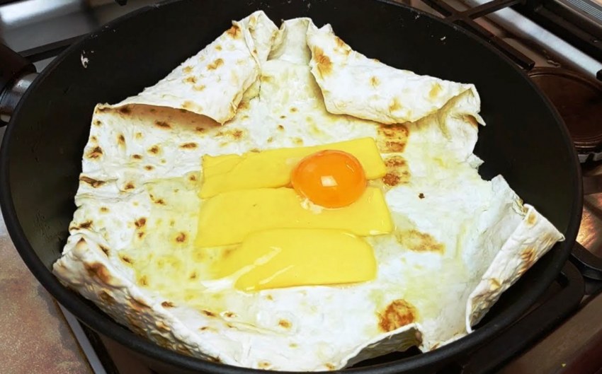 Лаваш с картошкой