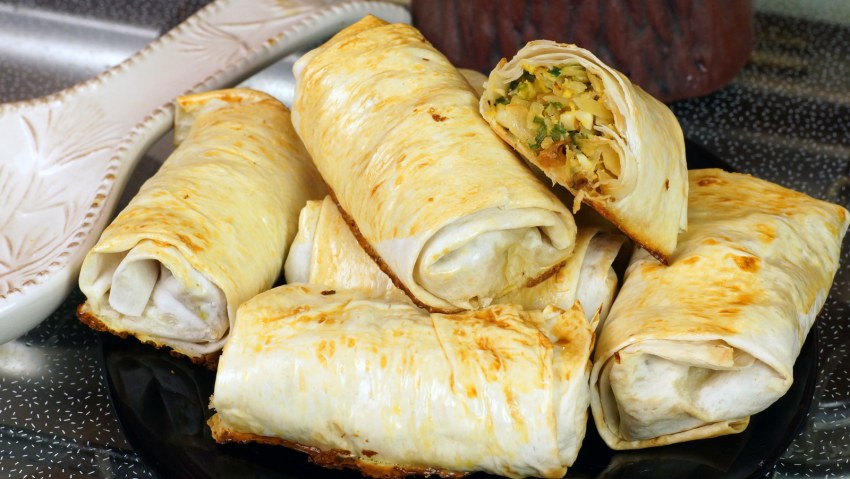 Трубочки закусочные из лаваша
