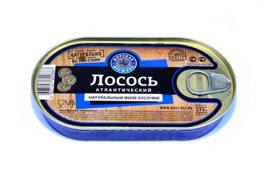 Семга филе консервы