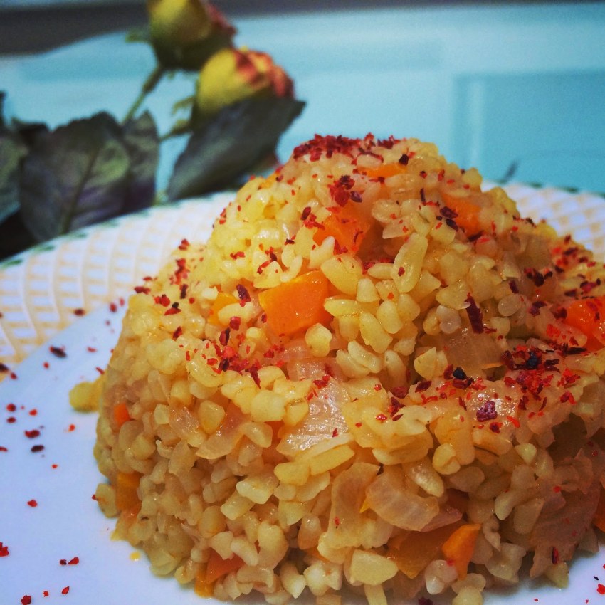 Рис с морковкой и луком
