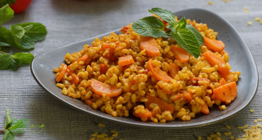 Булгур плов с курицей