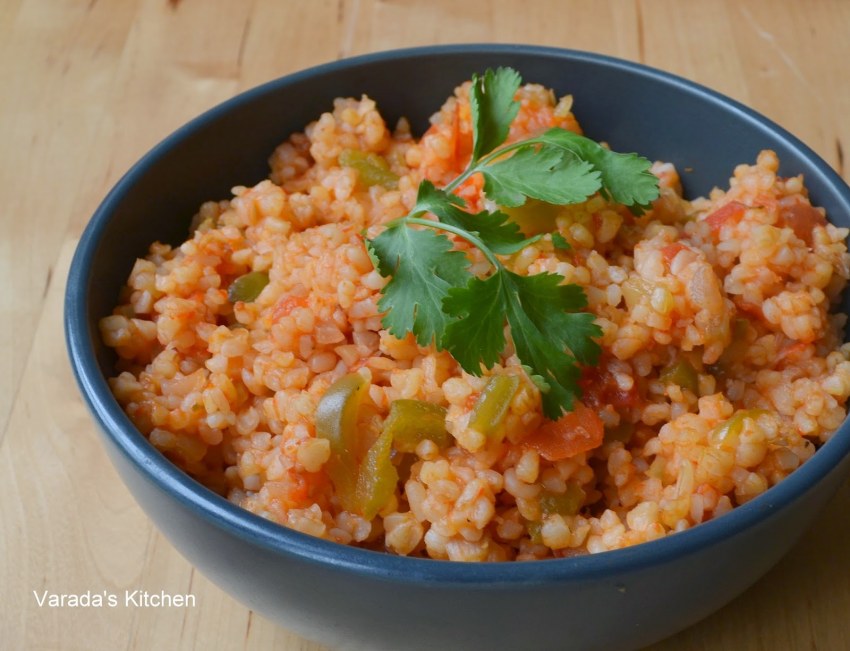 Булгур крупный плов с овощами