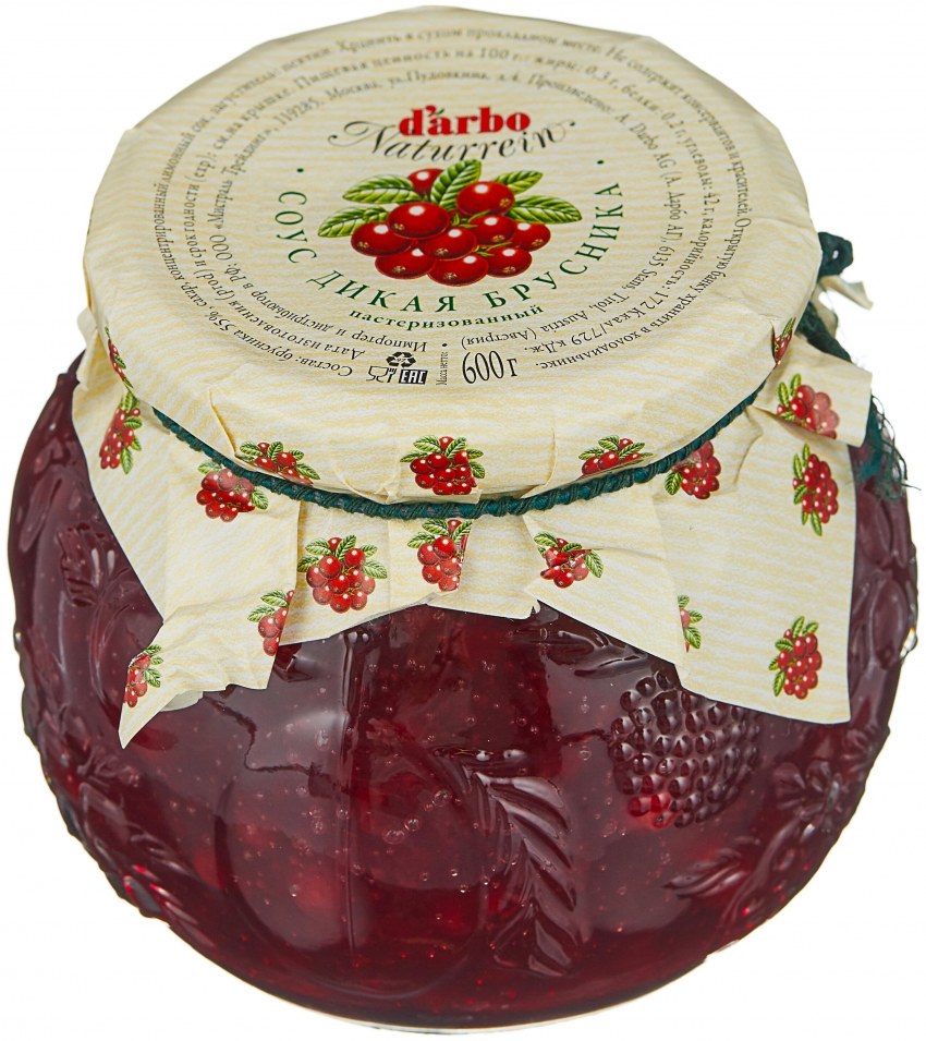 Брусничный соус марки