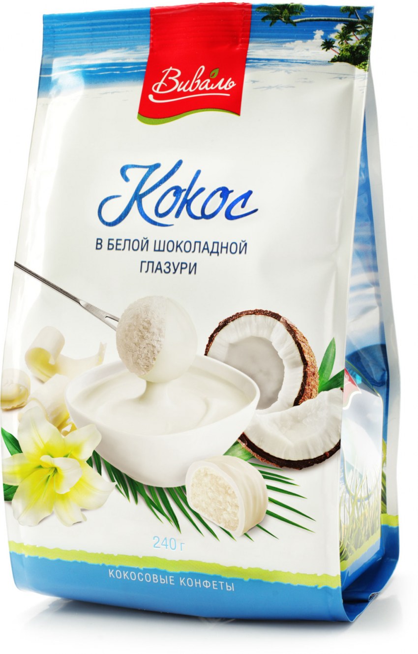 Корейские кокосовые конфеты