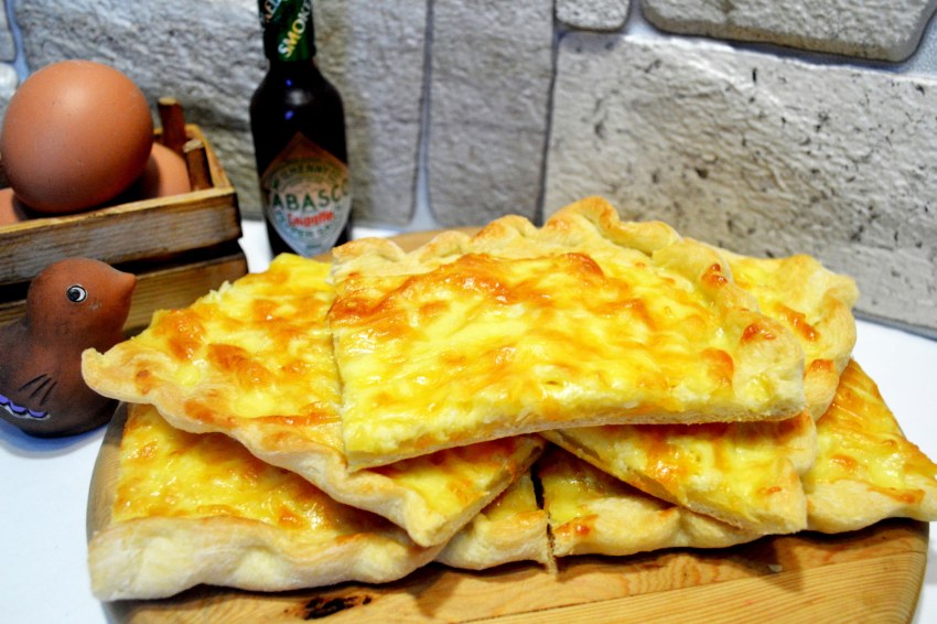 Лепешка с чесноком